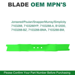 JSXDNWYJ Mulching Blade detail of cutting edge