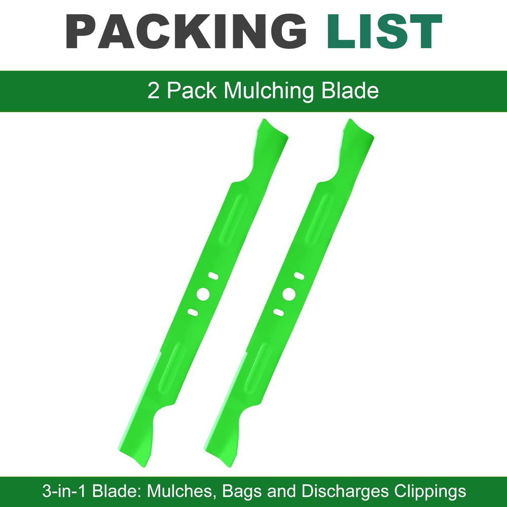 JSXDNWYJ Mulching Blades for Husqvarna 46 Inch Deck, blade specifications