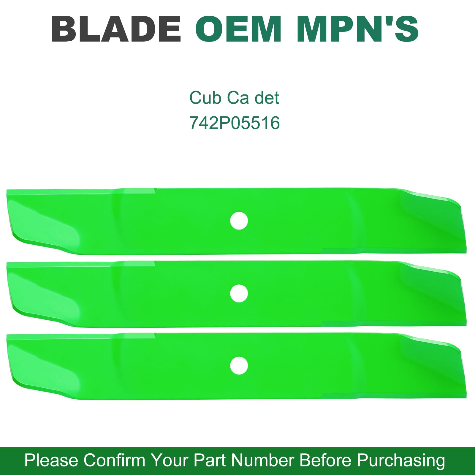 JSXDNWYJ mulching blades with specifications