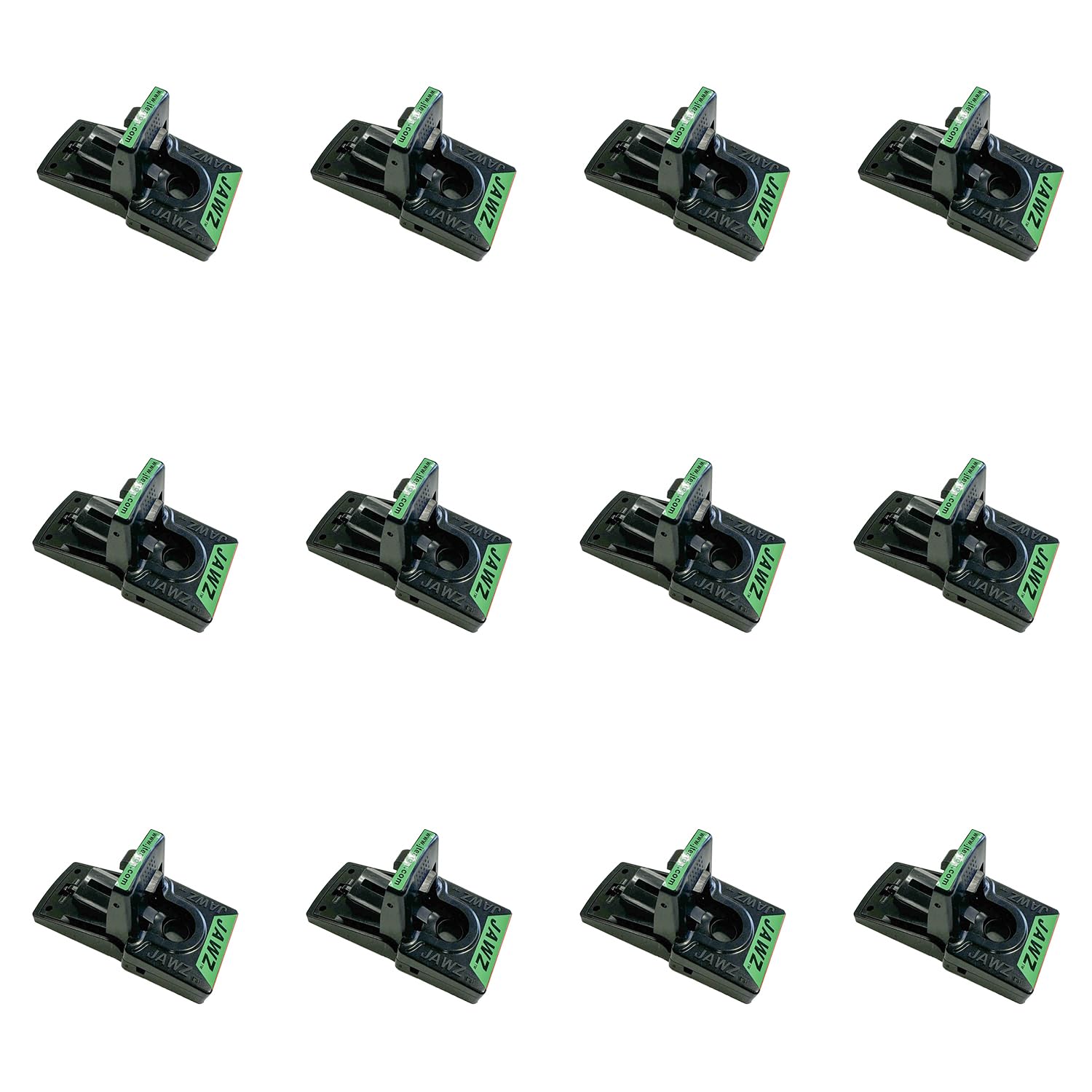 JT Eaton Mouse Trap 12-Pack black traps front view