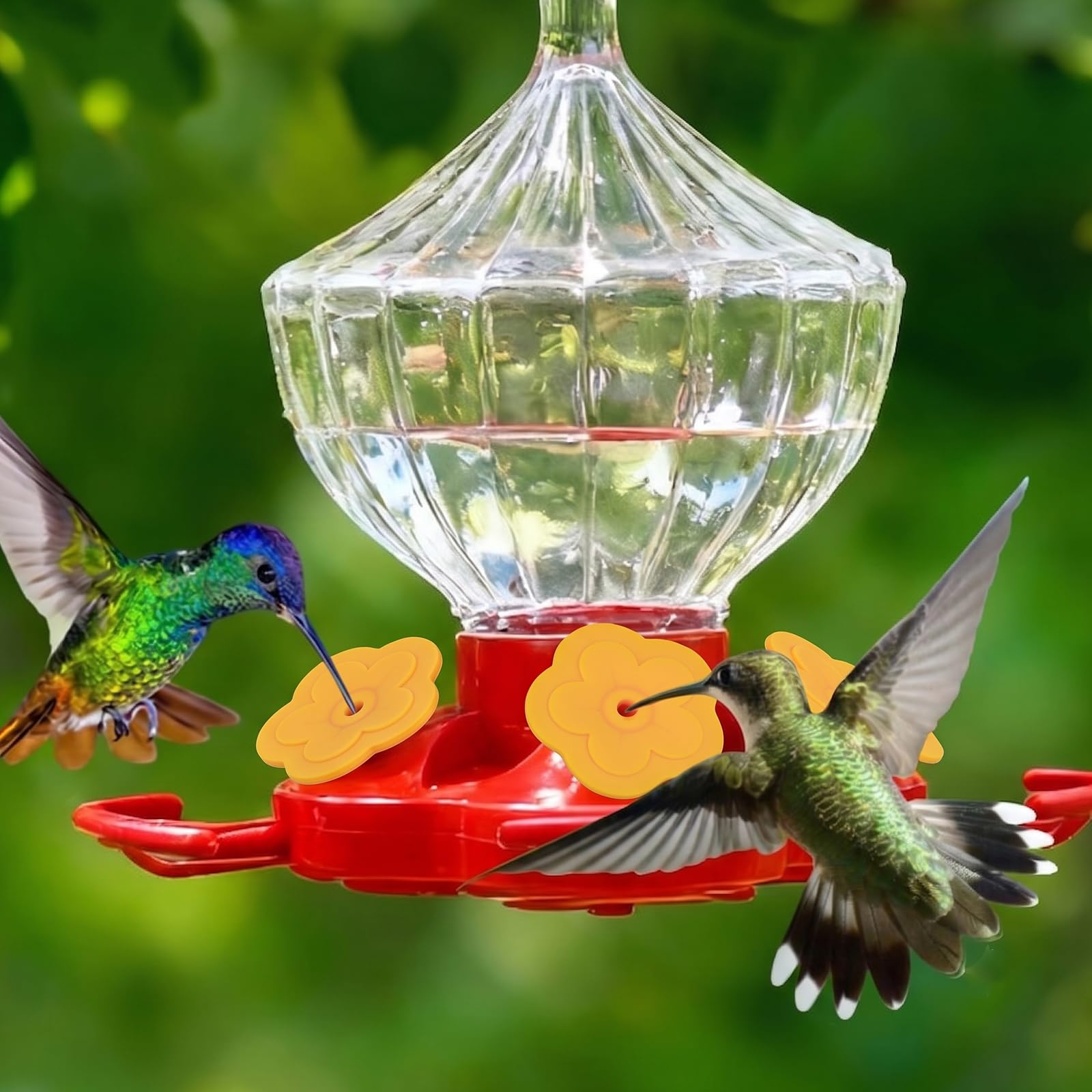 JTJEI packaging for silicone hummingbird feeder flowers