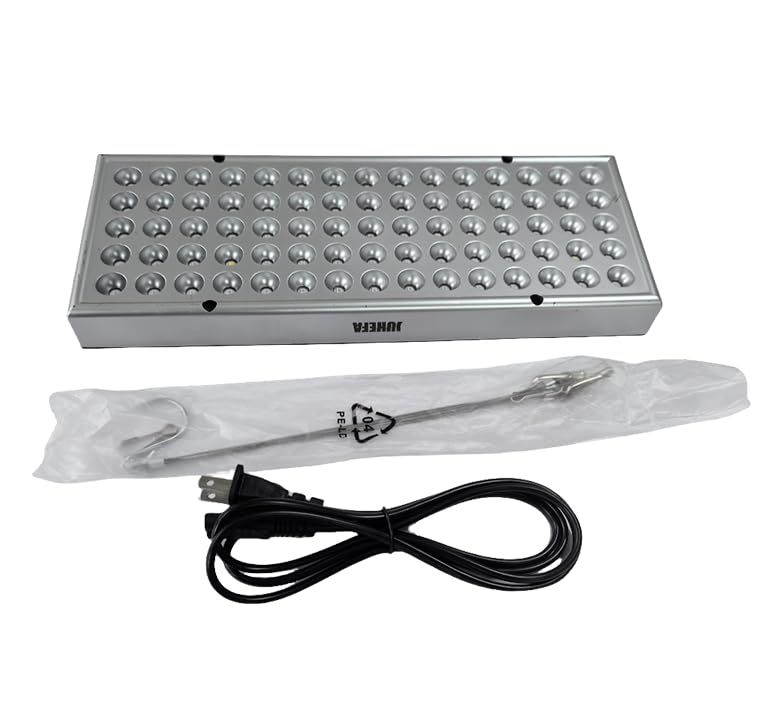 Juhefa LED Grow Light packaging and included accessories