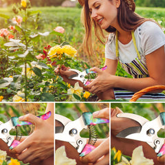 JUMPHIGH gardening tools in use, digging soil in a garden
