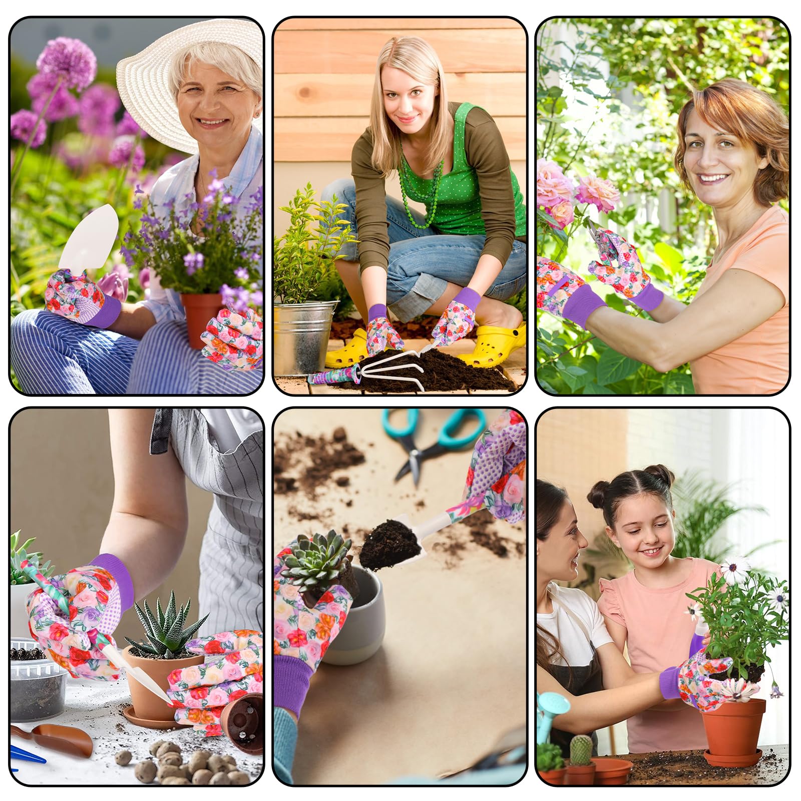 JUMPHIGH gardening tools set in a garden setting