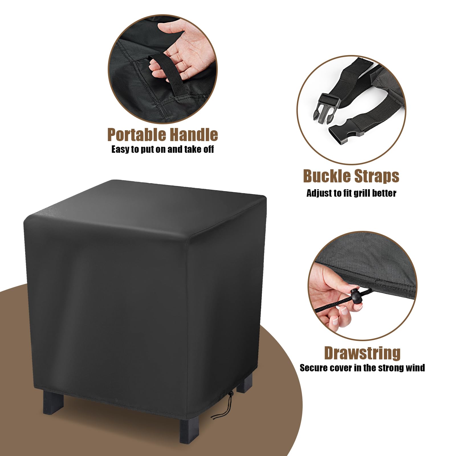 Jungda outdoor furniture cover in storage