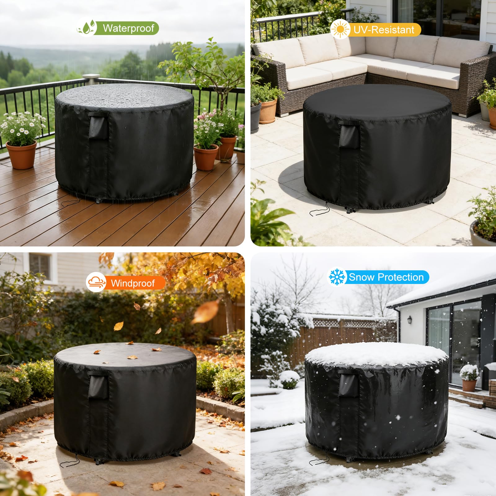 Jungda patio cover packed in its storage bag