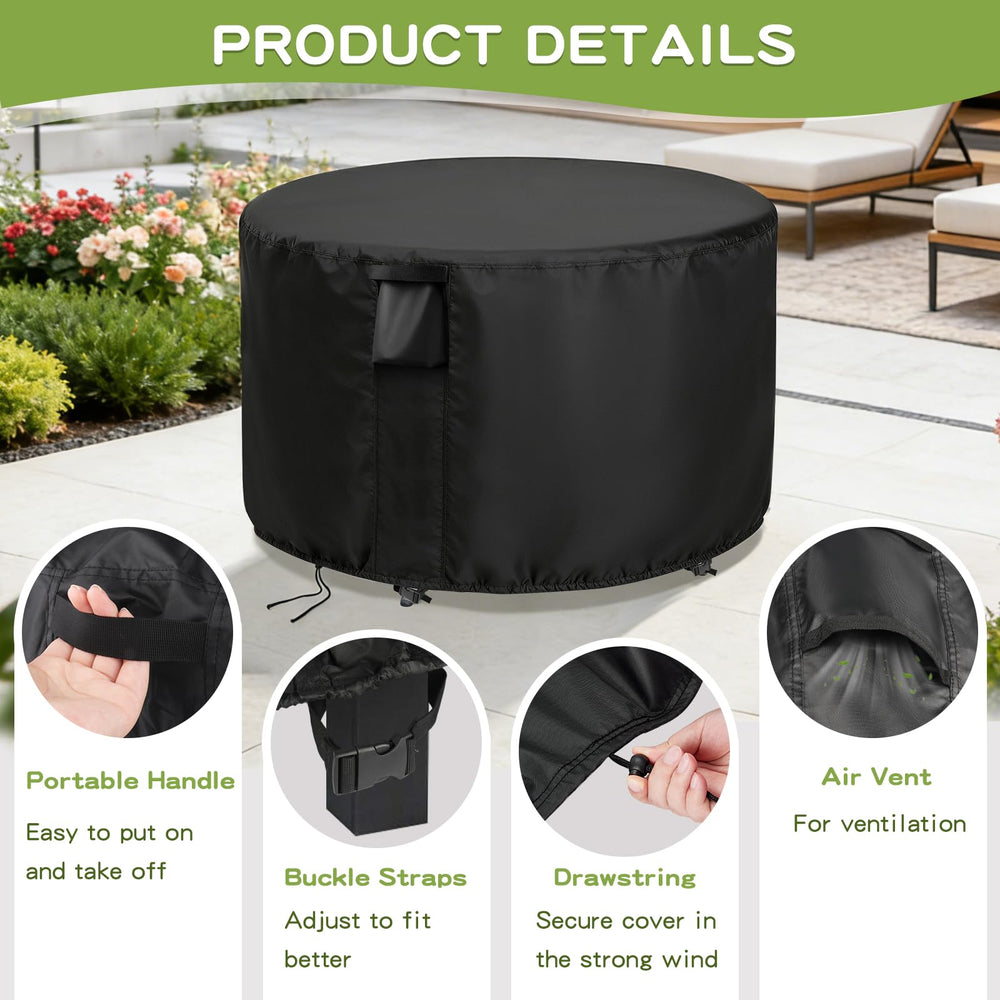 Jungda patio cover protecting outdoor table from rain