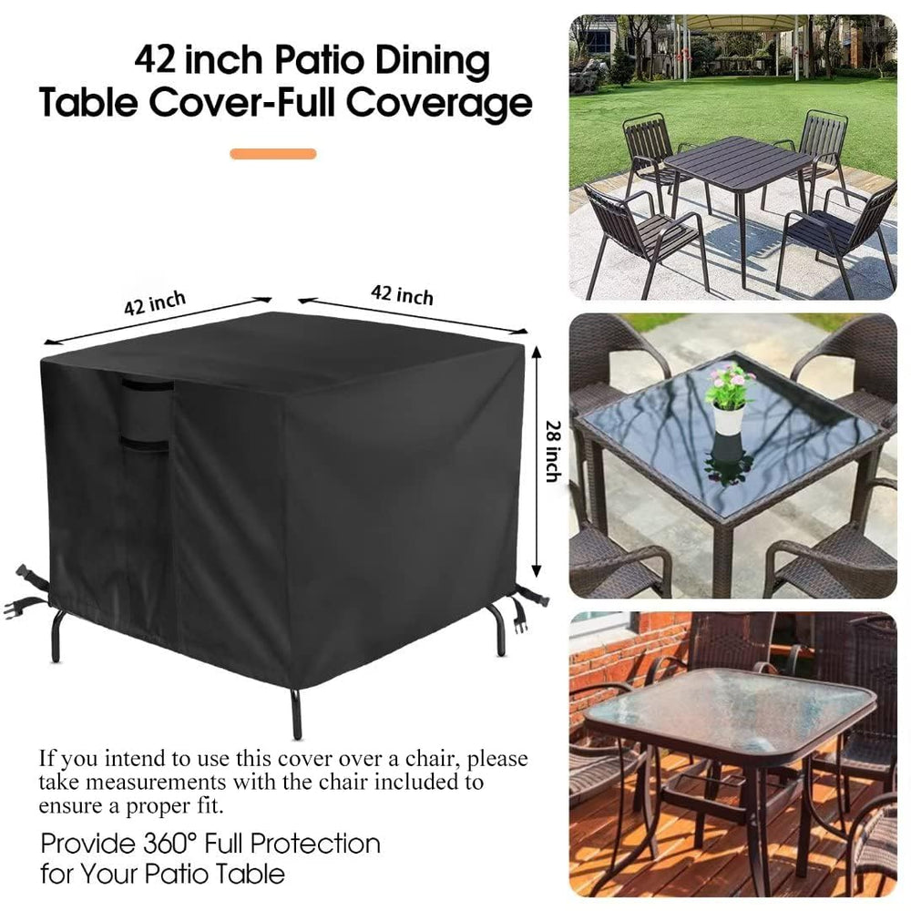 Jungda table cover black heavy-duty fabric close-up
