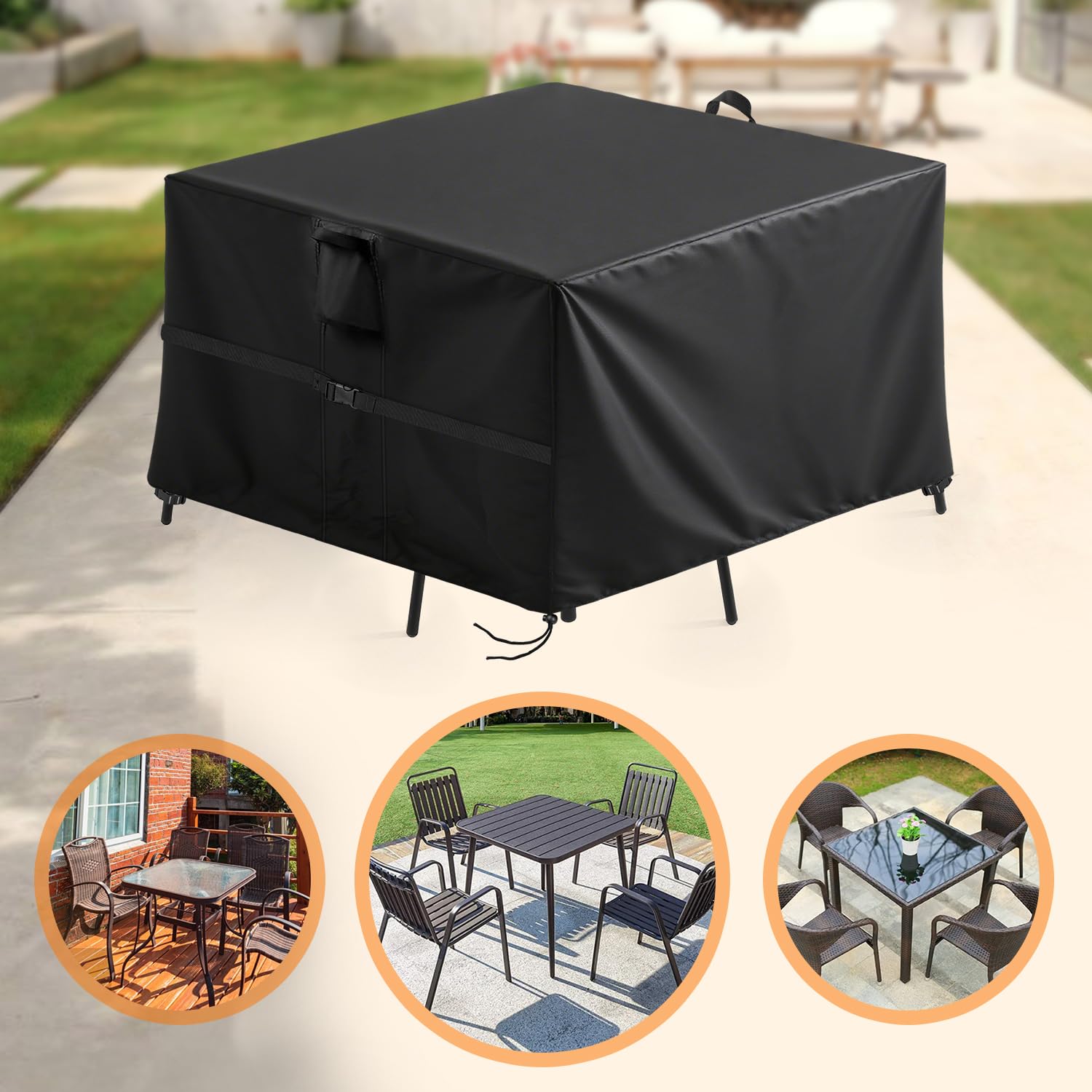 Jungda table cover folded showing easy storage
