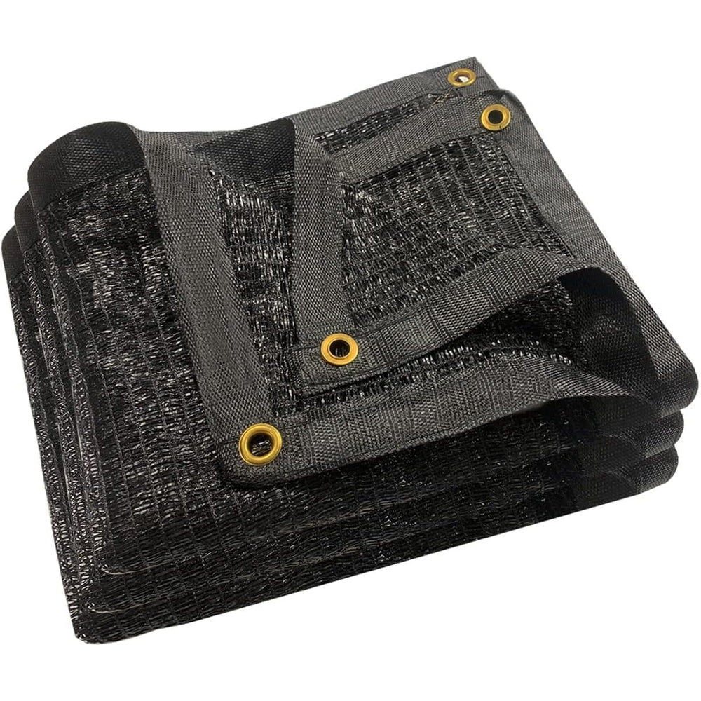 JUNKOGO 40% Shade Cloth 6.5x6.5 FT, black mesh fabric