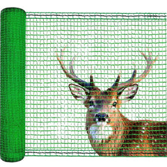 JUNKOGO Deer Fence Netting 4x65 FT green roll front view