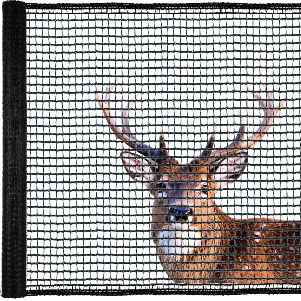 JUNKOGO Deer Fence Netting 5x100 FT roll front view