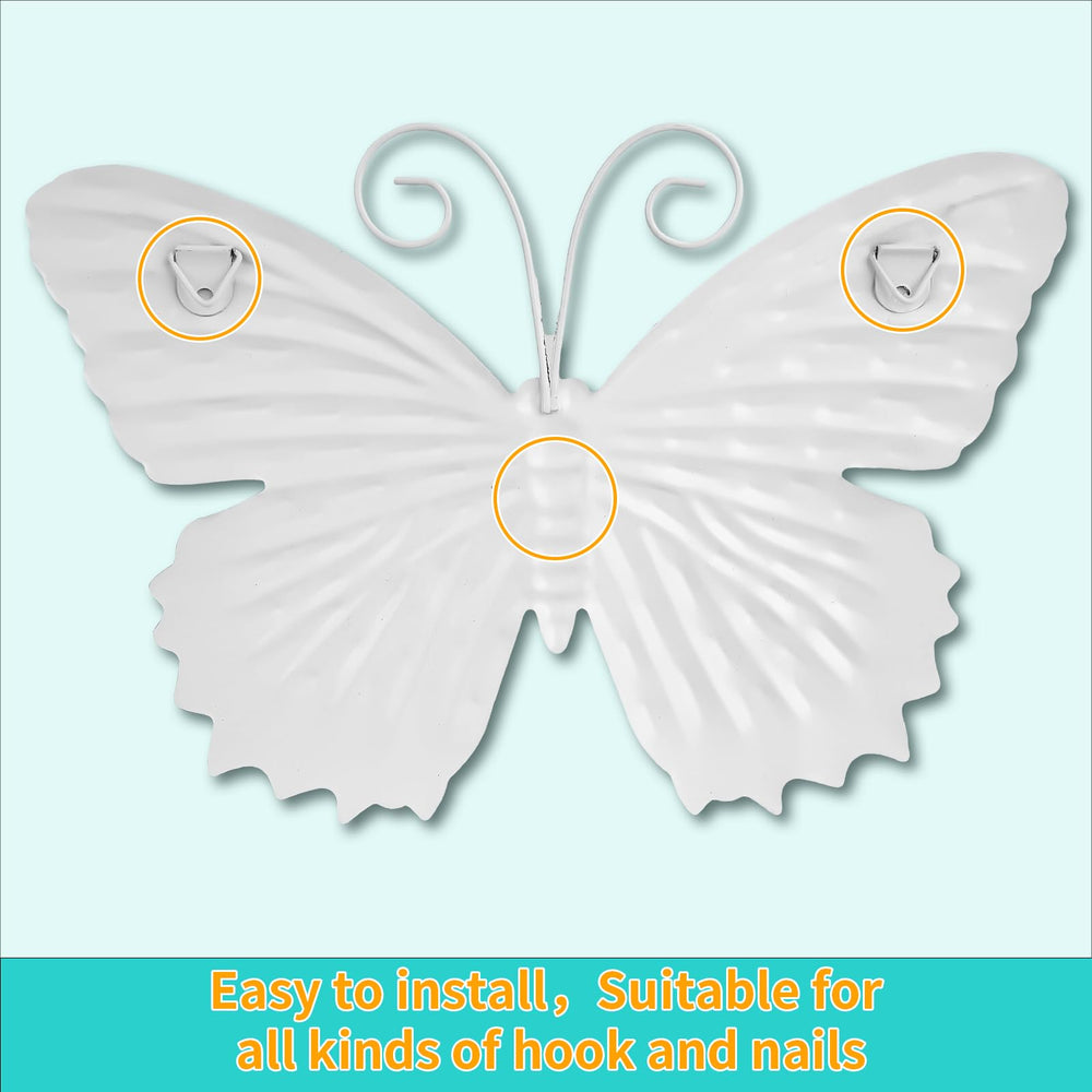 Junware butterfly wall art close-up showing handmade details