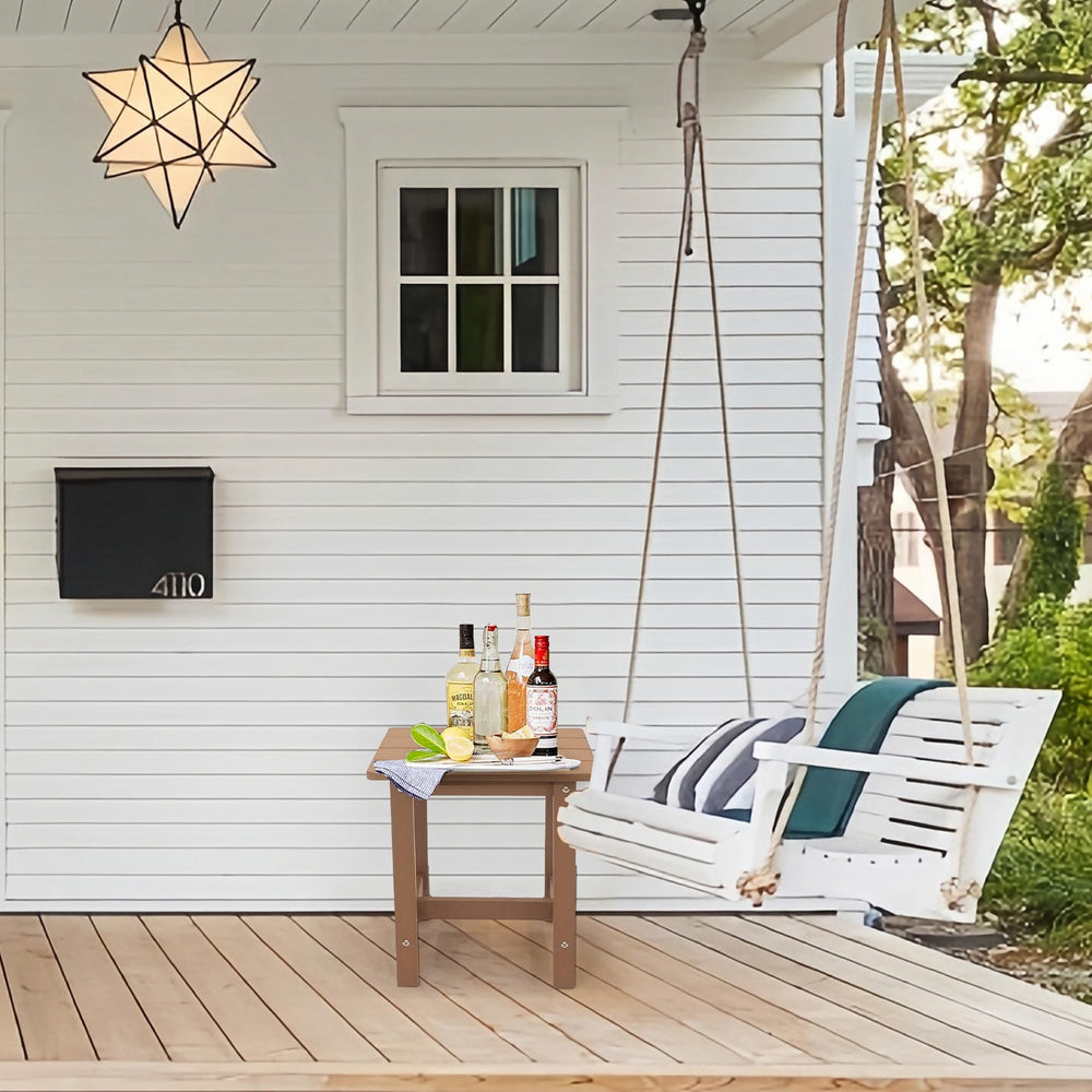 juserox Outdoor Side Table with installation tool included
