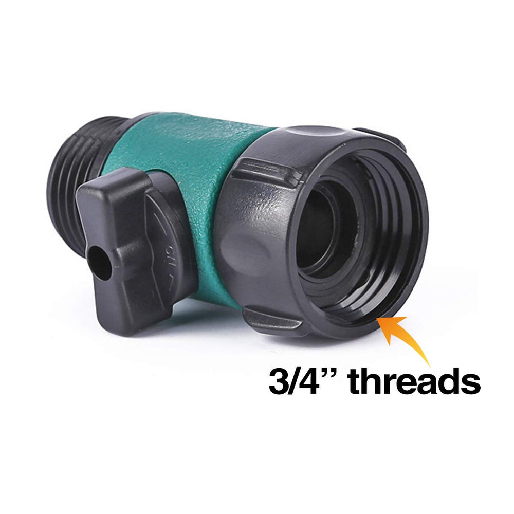 JUSONEY shut-off valve showing anti-slip grip design