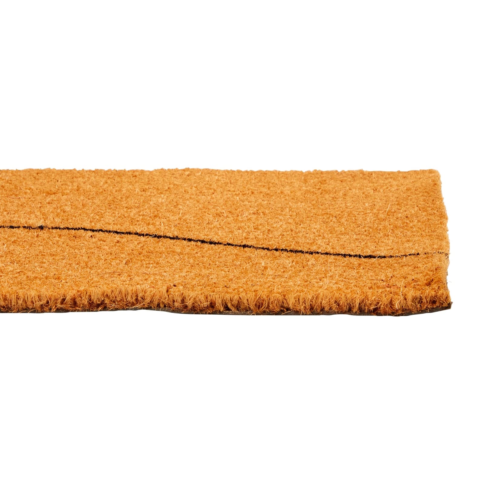 Juvale Coco Coir Door Mat in front of a rustic home