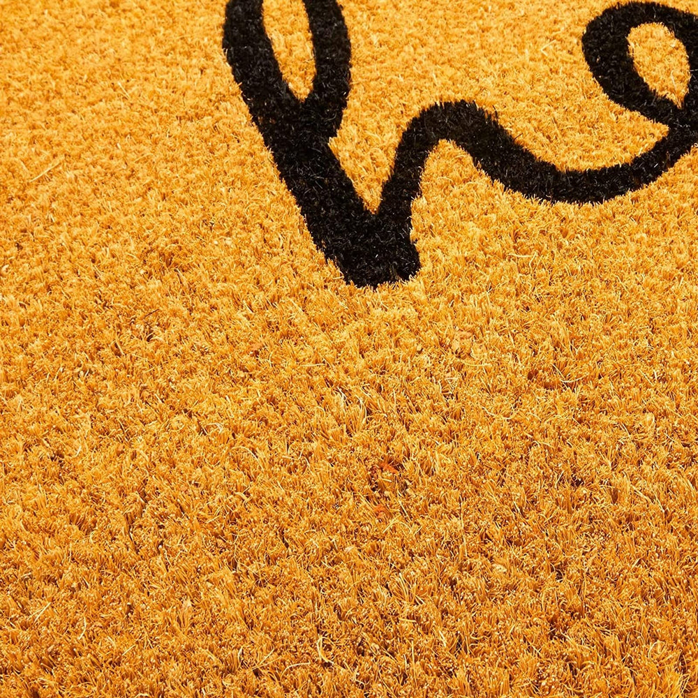 Juvale Hello Coir Doormat with a welcoming Hello greeting