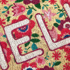 Juvale Natural Coir Welcome Mat side view