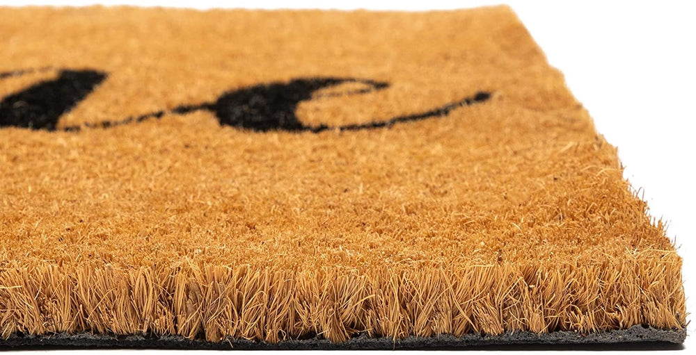 Juvale Welcome Mat Natural Coir Doormat in indoor entryway