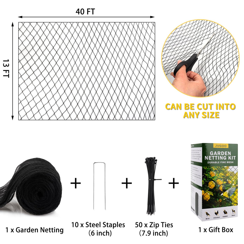 Jvgoo Bird Netting gift box packaging with accessories