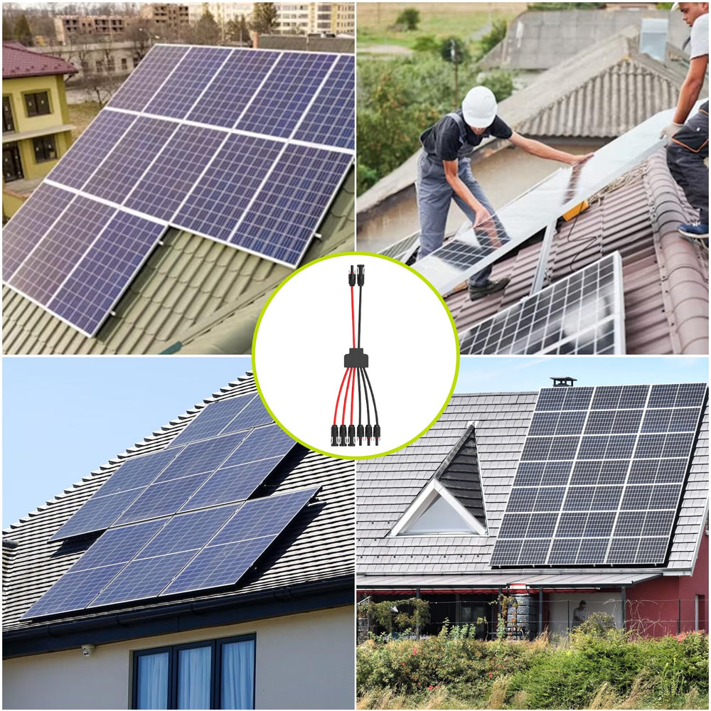 JXMXRPV Solar Connector Cable packaging and contents
