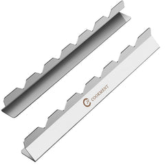 JY COOKMENT Kabob Rack front view with stainless steel finish