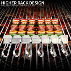 JY COOKMENT Kabob Rack with handy storage bag included