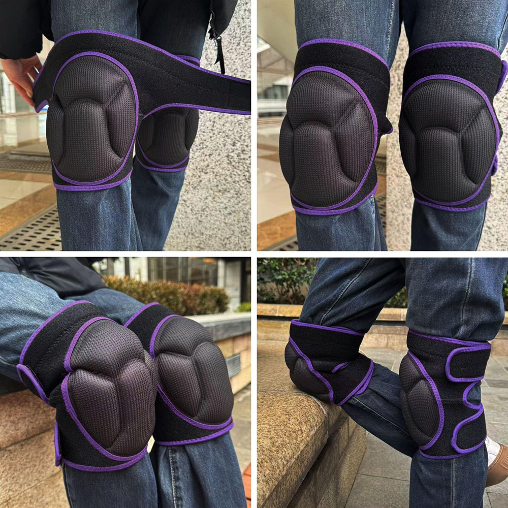 JYBTAA Gardening Knee Pads laid out on a garden background