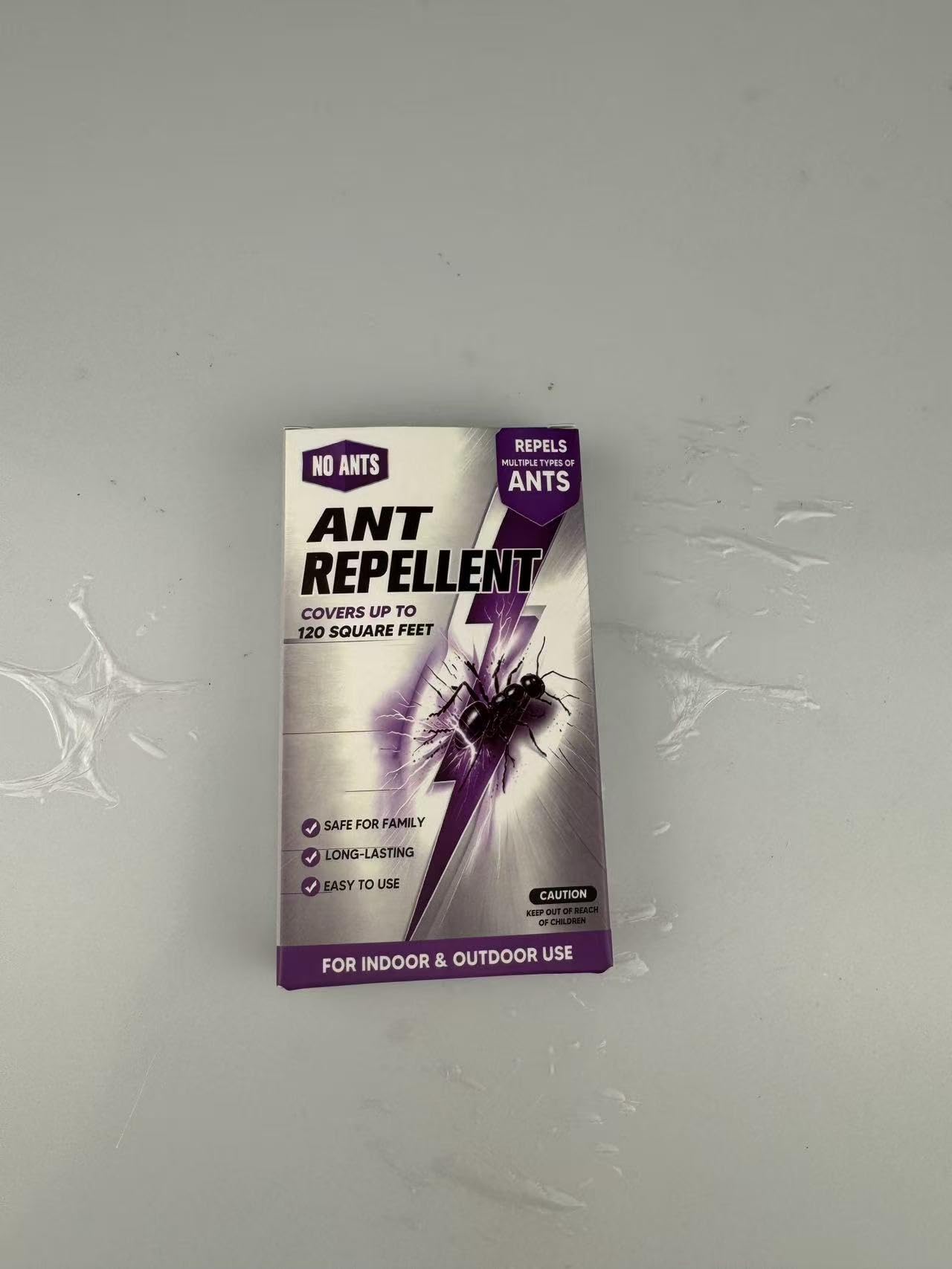 JYEVEWA Ant Away close-up of pack size and specifications