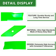 JYLEYJ blades showcasing dimensions