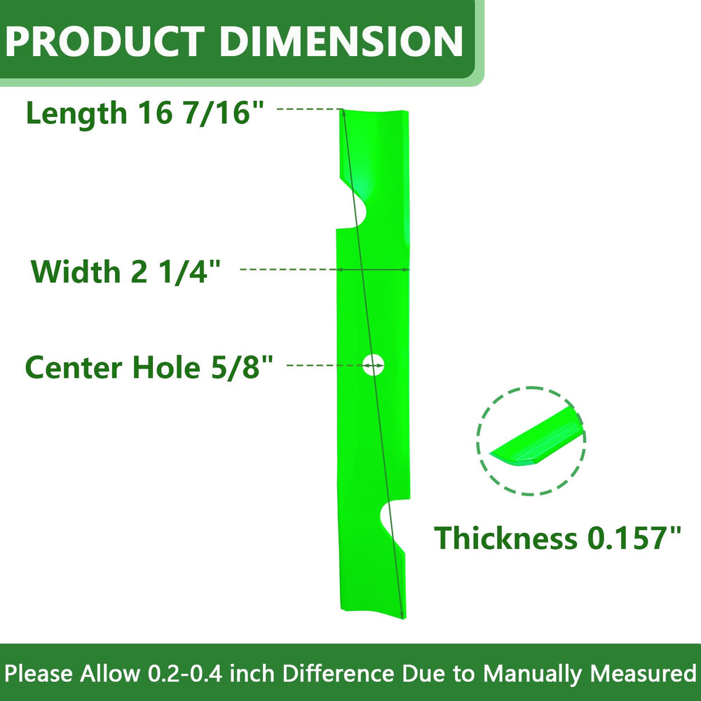 JYLEYJ High Lift Blade side view