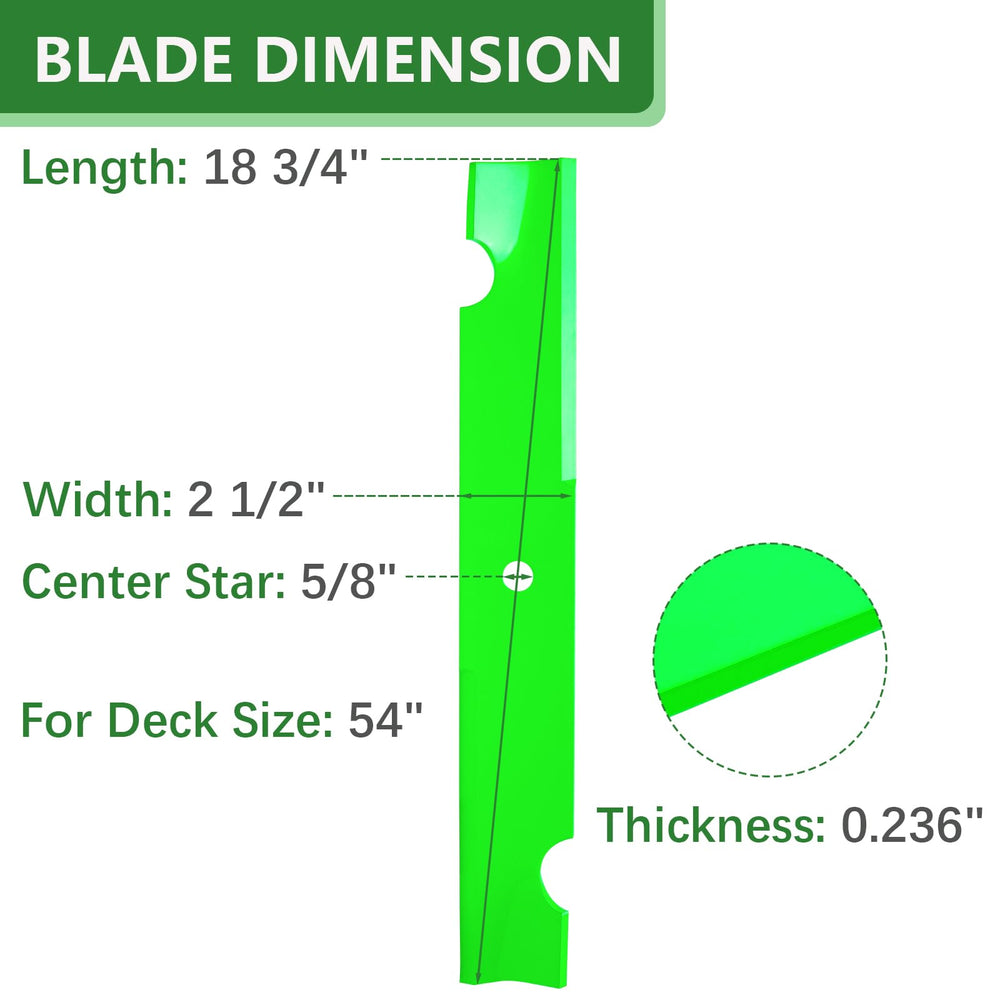 JYLEYJ high lift blades packaging showing three blades