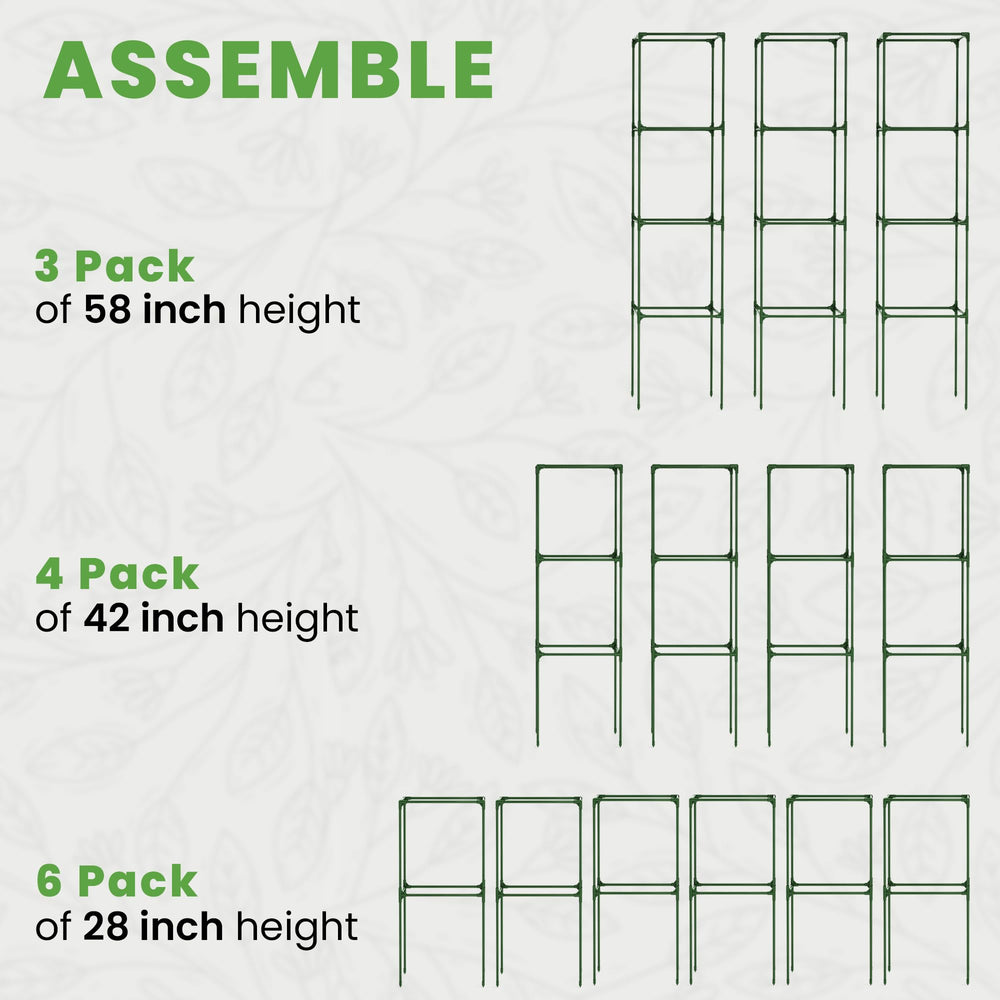 K-Brands 58-inch Tomato Cage in a garden with tomatoes