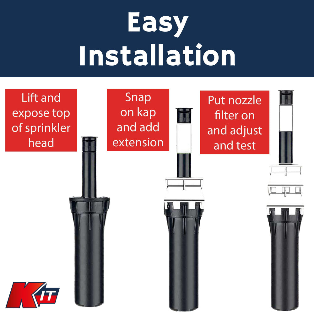 K-IT KAP-IT Pop-Up Riser installation example
