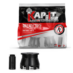 K-IT Pop-Up Sprinkler Riser Extension front view showing black colour