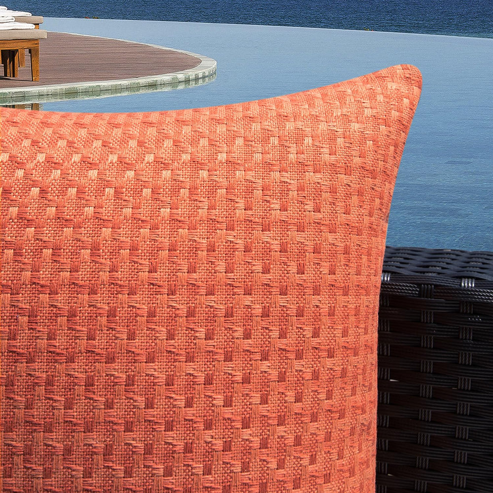 K KEVIN TEXTILE outdoor pillow cover beside a pool
