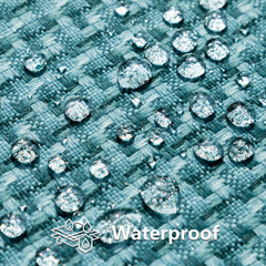 K KEVIN TEXTILE outdoor pillow cover close-up of invisible zipper