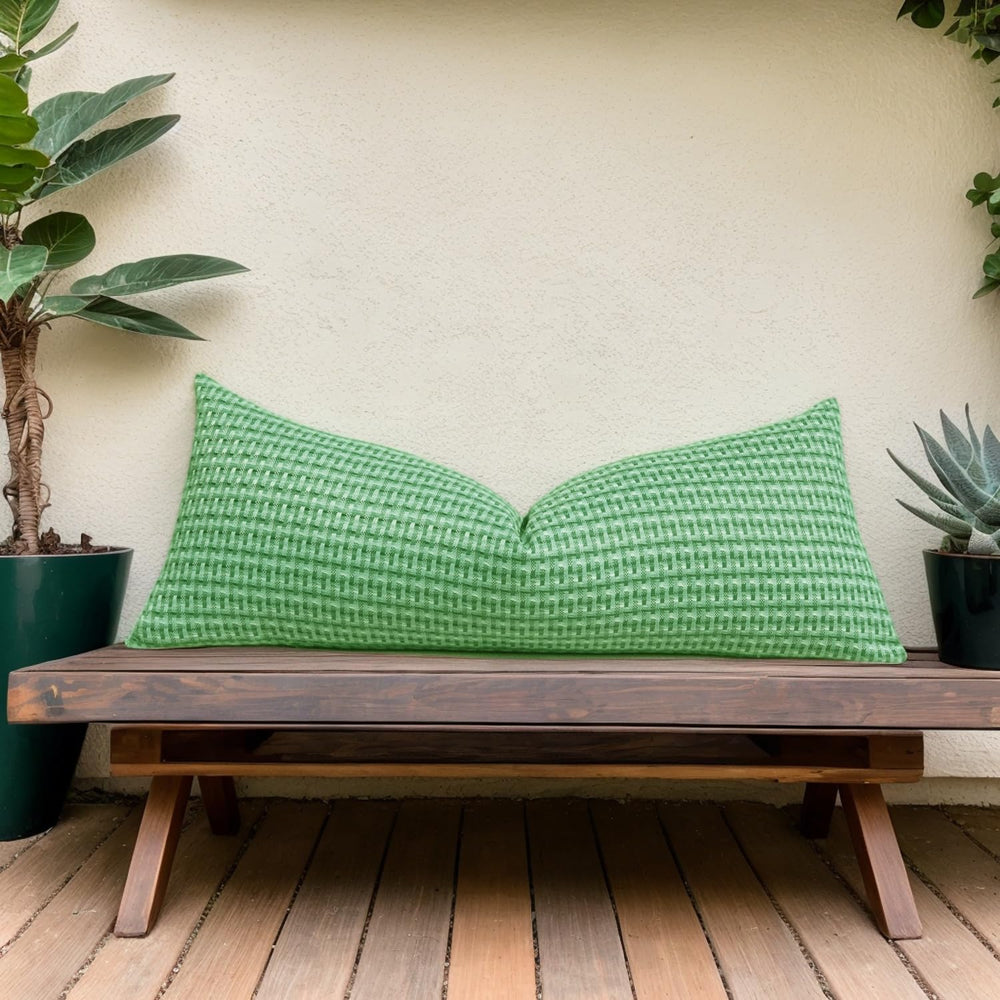 K KEVIN TEXTILE Outdoor Waterproof Pillow Cover displayed with other cushions