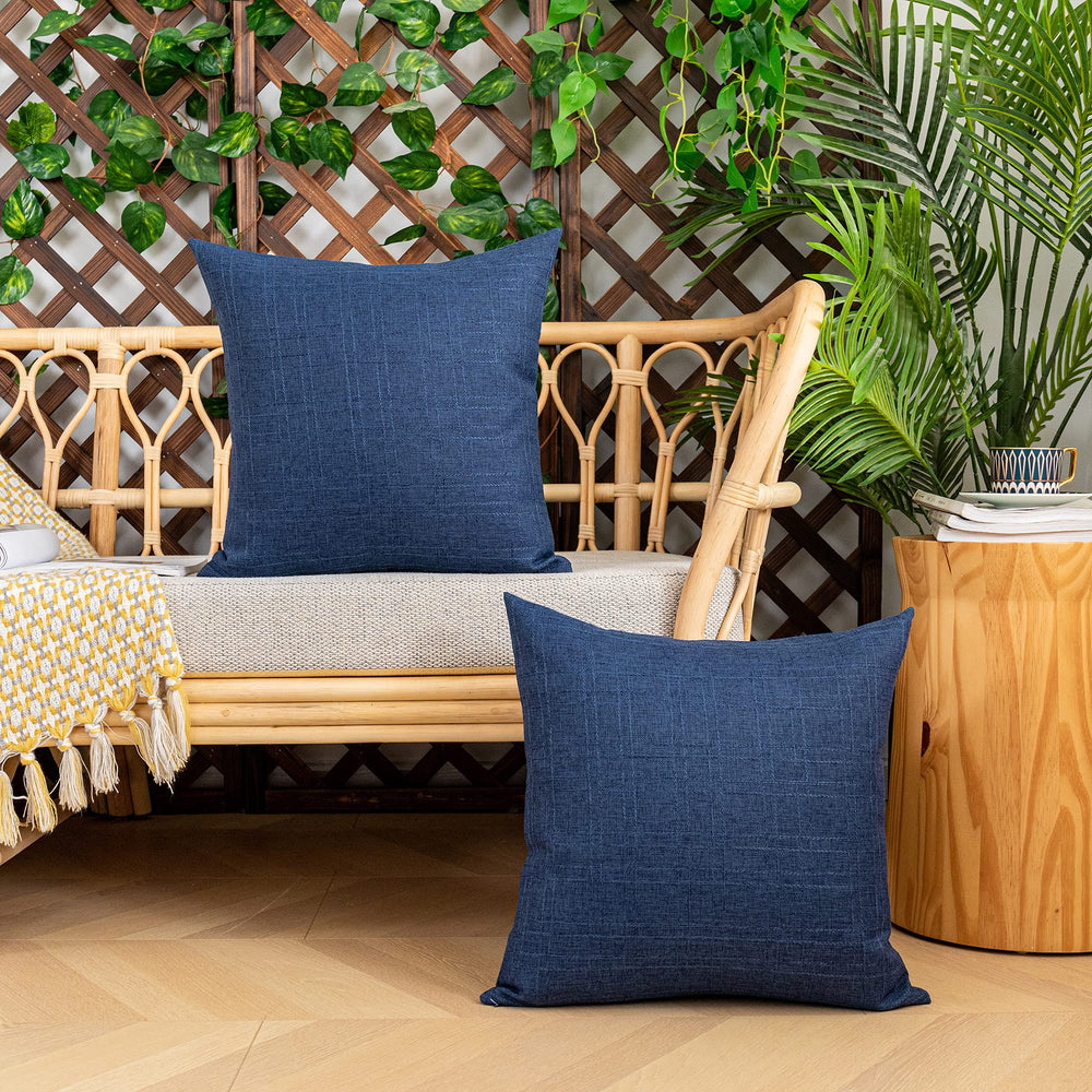 K KEVIN TEXTILE Pillow Covers on patio furniture