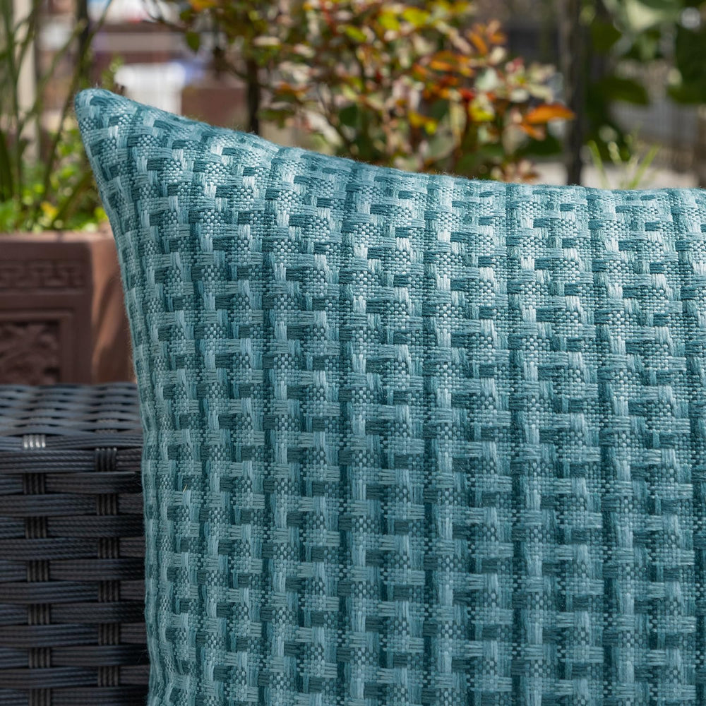 K KEVIN TEXTILE teal pillow covers pack of 2 packaging