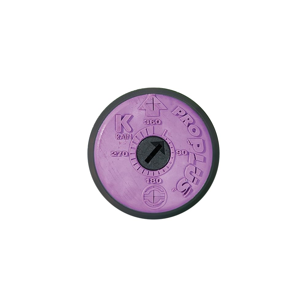 K-Rain ProPlus sprinkler showing spray distance adjustment
