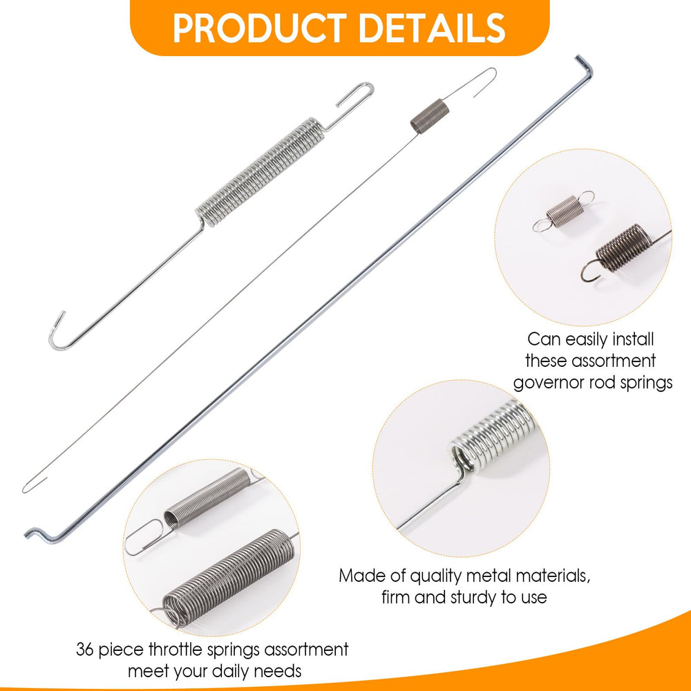 Kaberalty throttle return springs set in outdoor setting