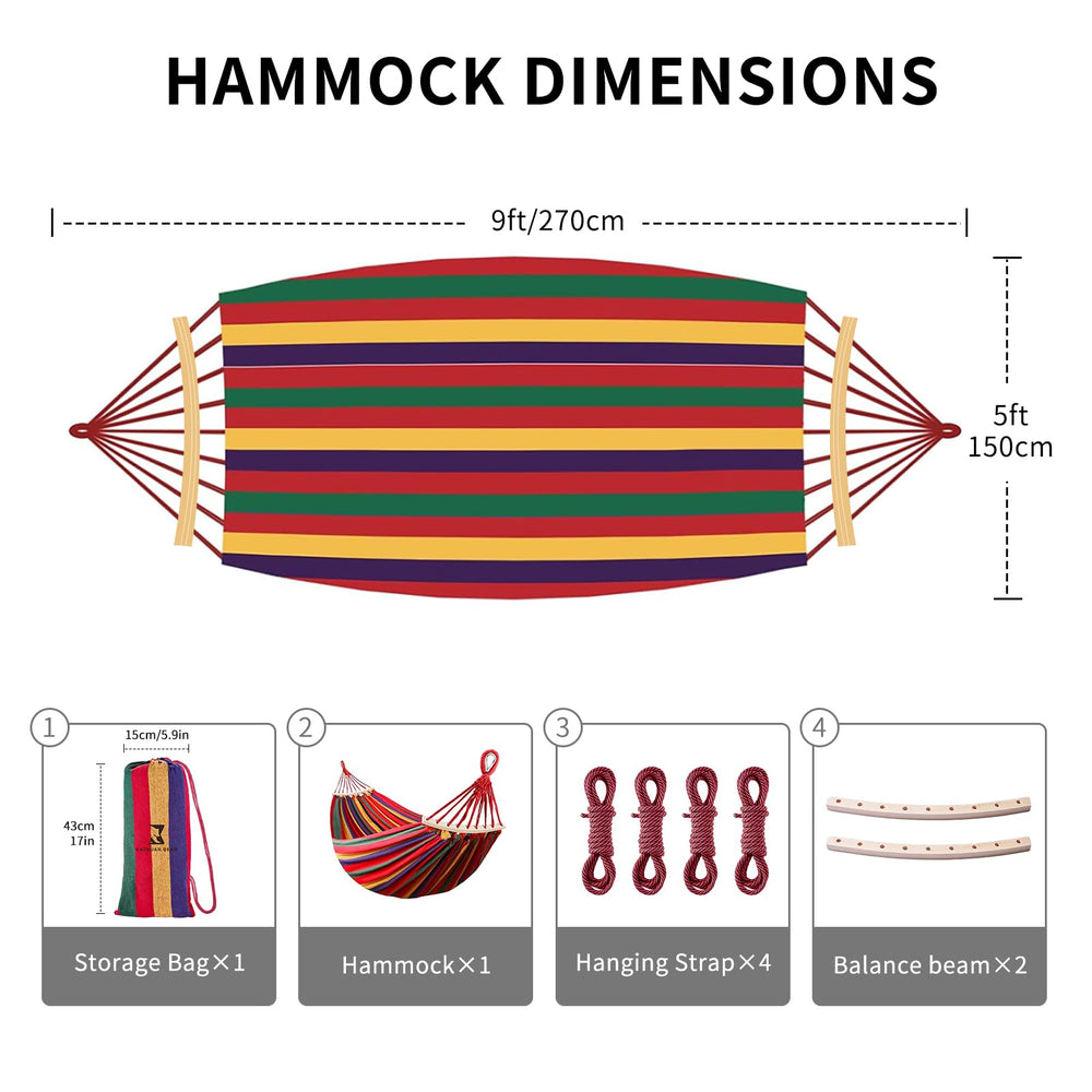 KACHUAN BEAR hammock in backyard setting
