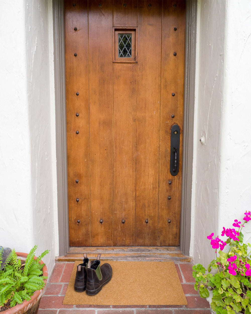 KAF Home Eco Coir Doormat showing PVC non-slip backing