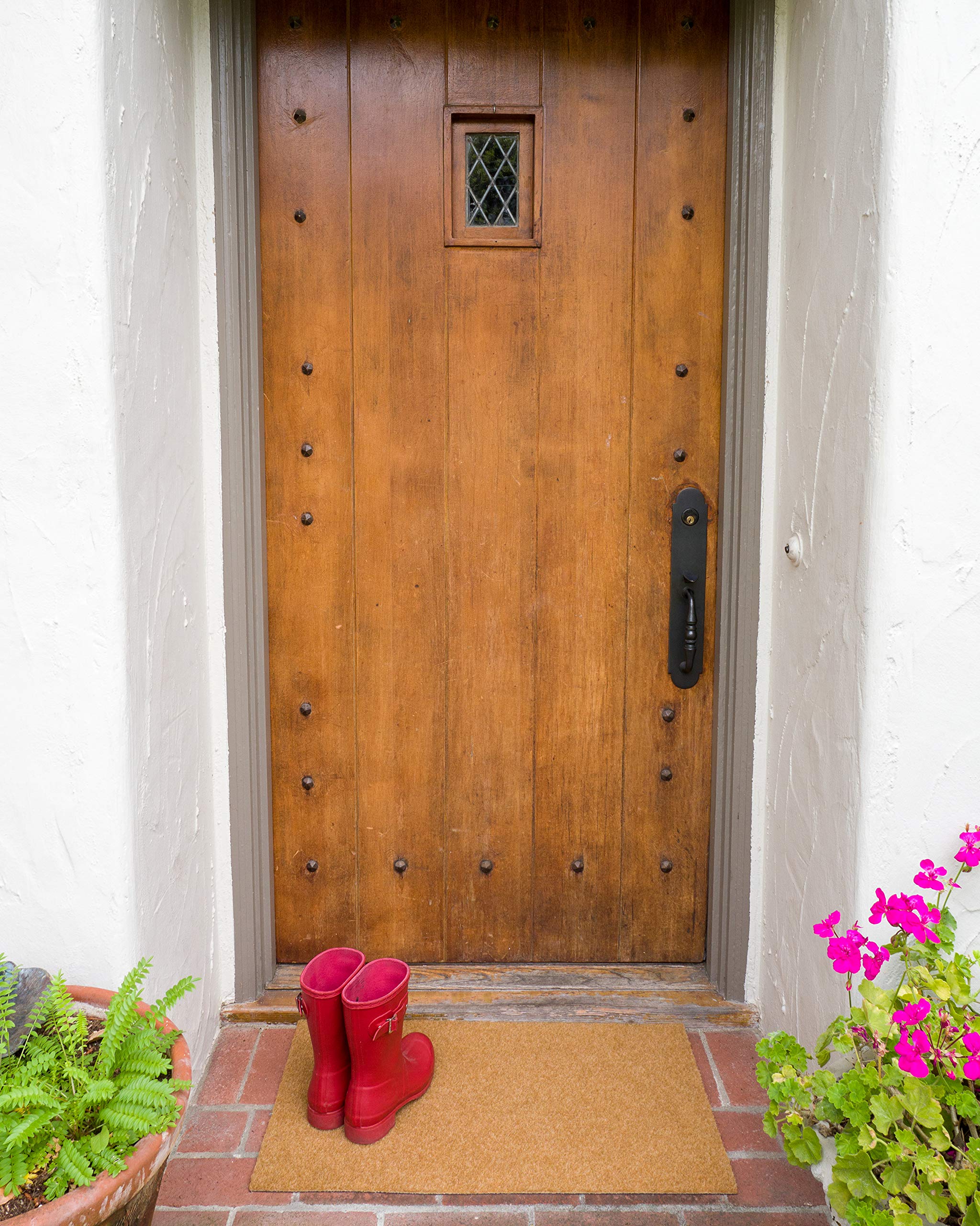 KAF Home Eco Coir Doormat side view showing thickness
