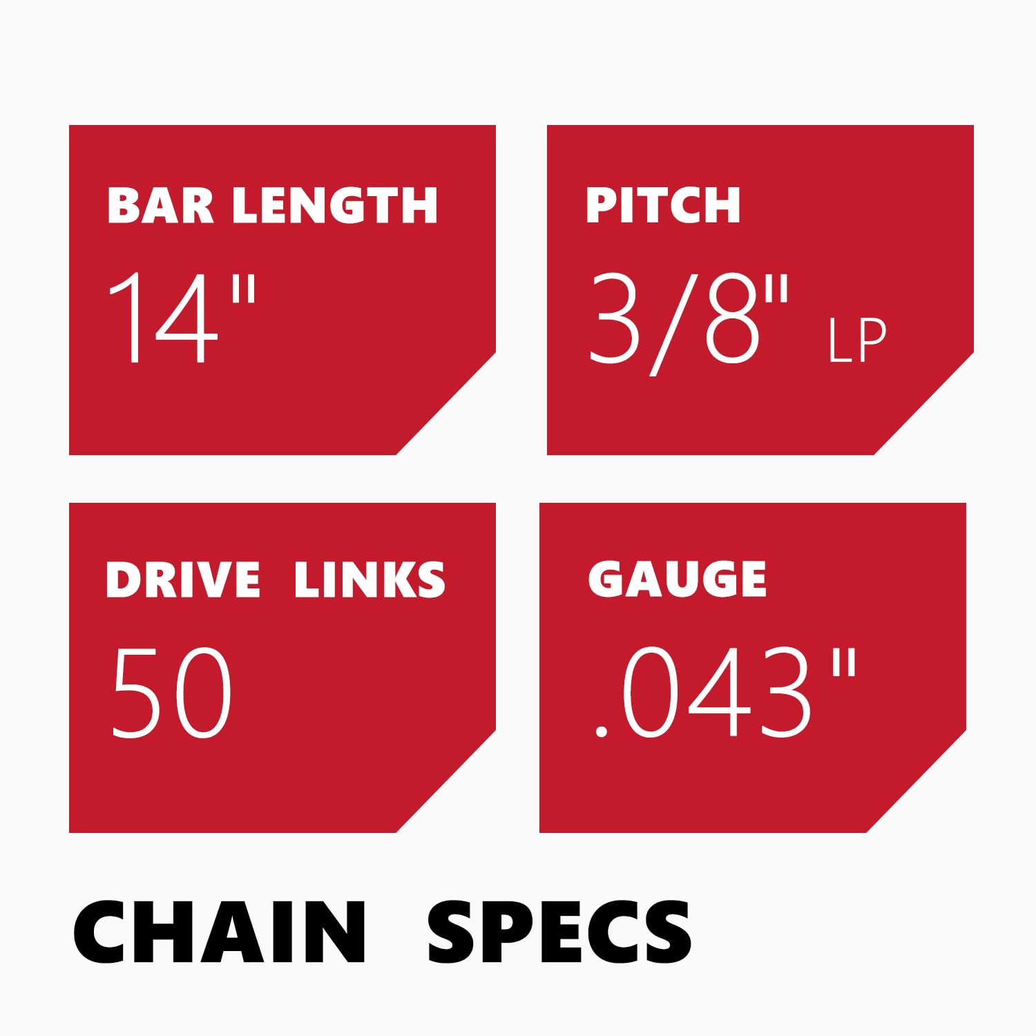 KAKEI 14 Inch Chainsaw Chain packaging