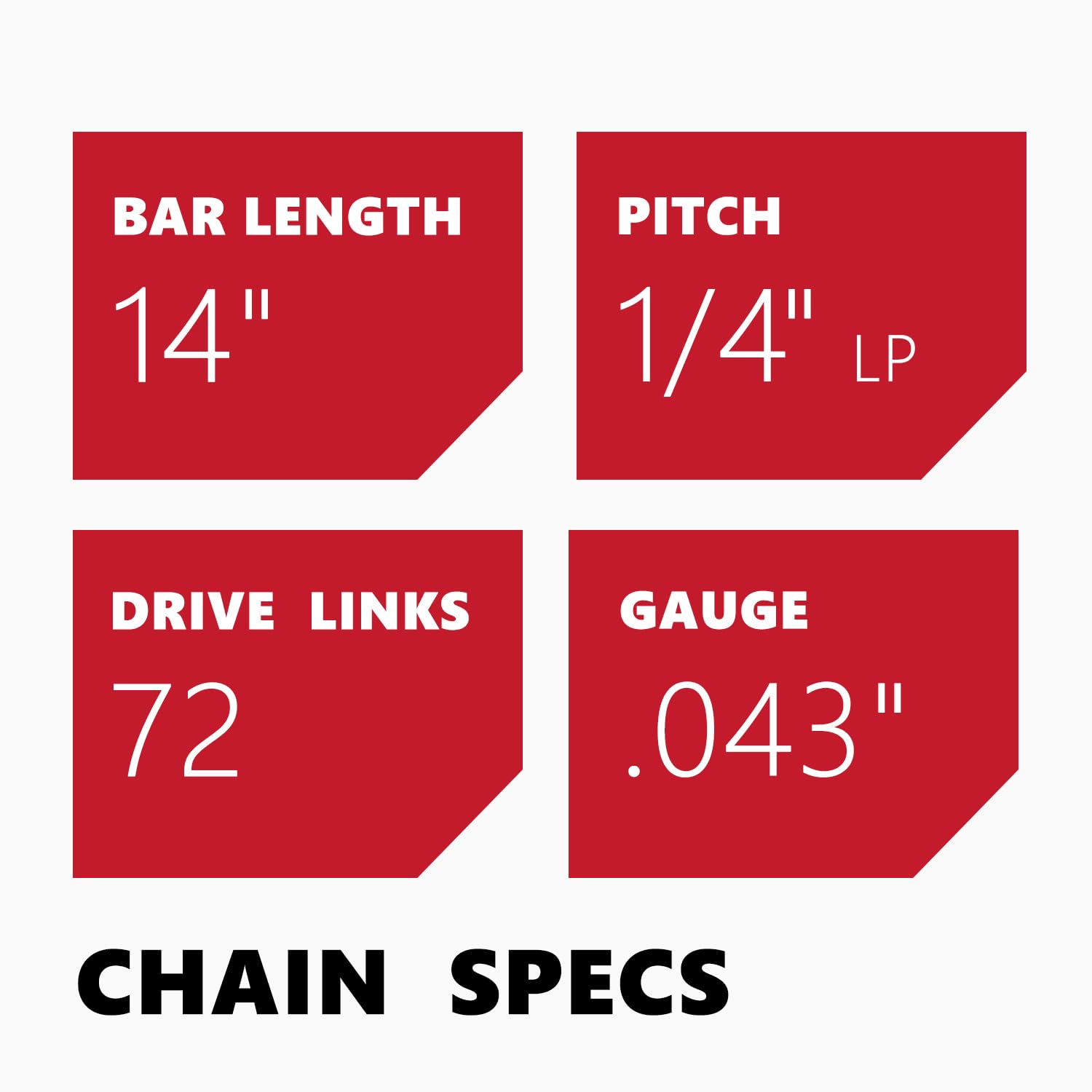 KAKEI 14 Inch Pole Saw Chain packaging