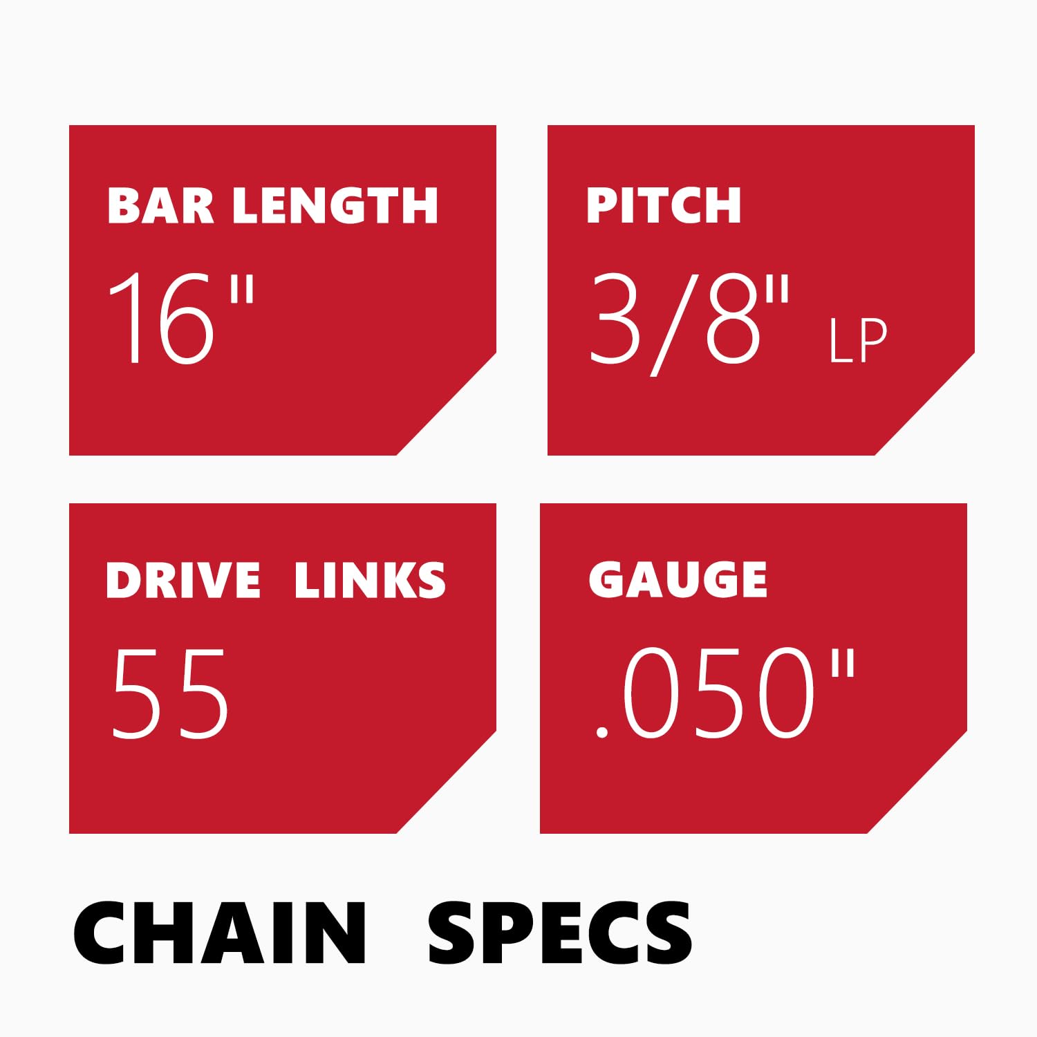 KAKEI 16 Inch Chainsaw Chain details of drive links