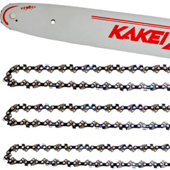 KAKEI 18 inch chainsaw bar and chain combo front view