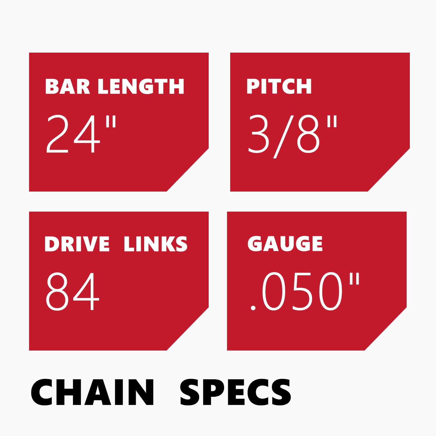 KAKEI 24 Inch Chainsaw Chain packaging